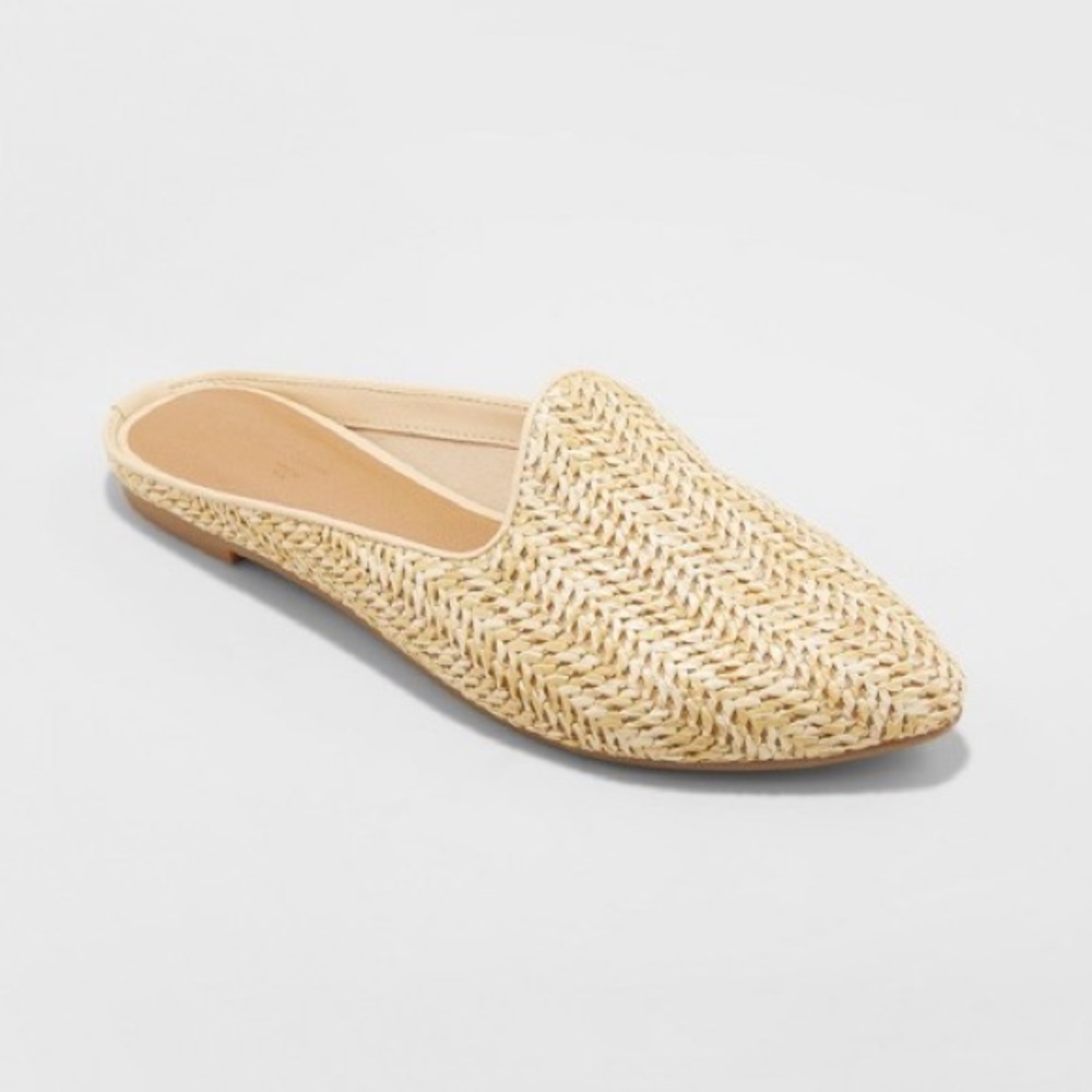 UNIVERSAL THREAD Violet Woven Mules 8.5